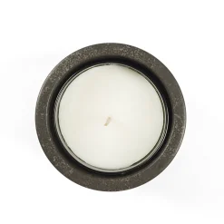 Pietra L11 Candle Holder in Pietra D'Avola Limestone