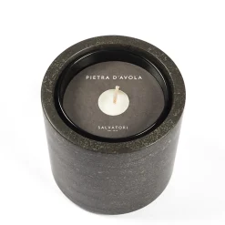 Pietra L11 Candle Holder in Pietra D'Avola Limestone