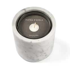 Pietra L11 Candle Holder in Bianco Carrara Marble
