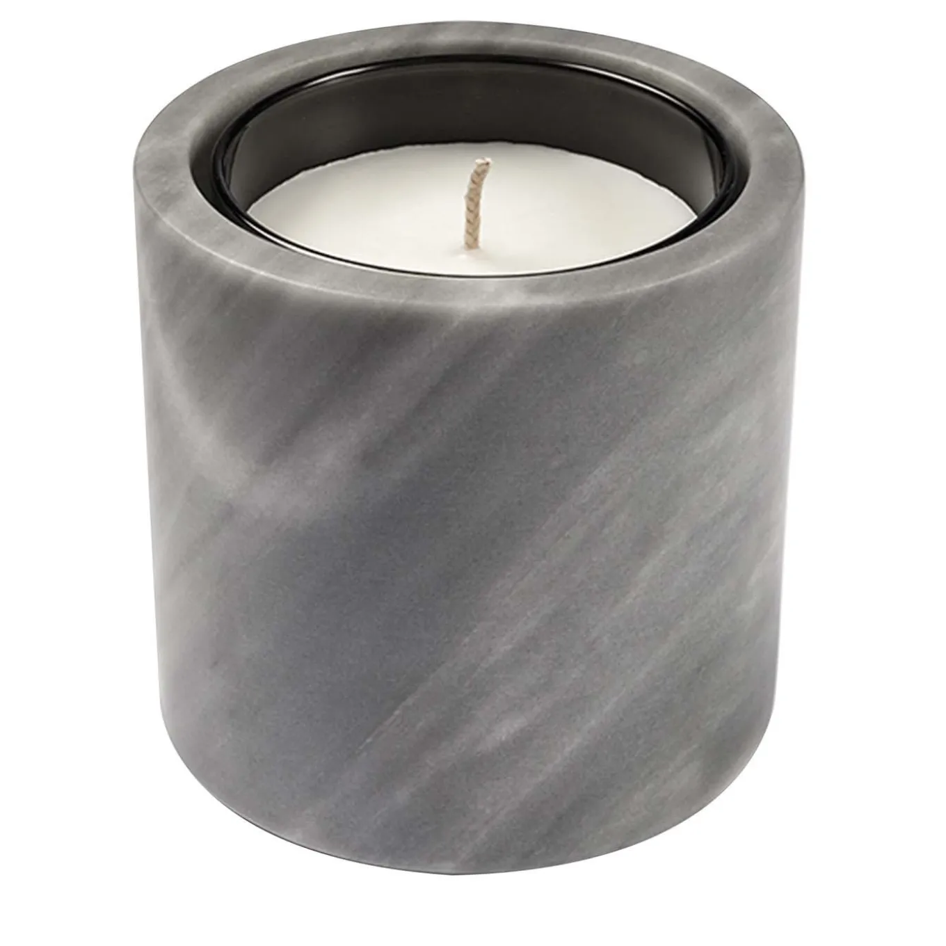 Pietra L11 Candle Holder in Grigio Versilia Marble