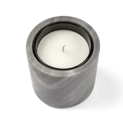 Pietra L11 Candle Holder in Grigio Versilia Marble