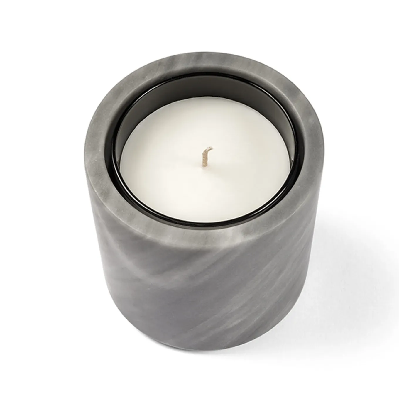 Pietra L11 Candle Holder in Grigio Versilia Marble