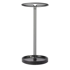 Pietra L07 Umbrella Stand in Nero Marquinia Marble by Piero Lissoni