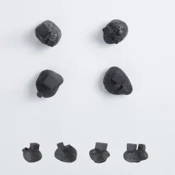 Pietra Set of 4 Black Door Knobs #2 by Nicole Valenti