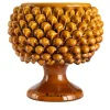 Pigna Honey Yellow Ceramic Vase