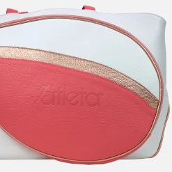 Pink and White Sports Shopper