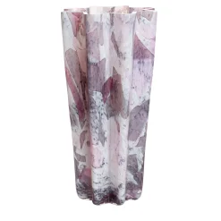 Pink Bucket Glass Vase