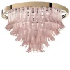 Pink Saddle Chandelier