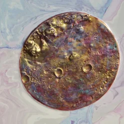 Pink Scagliola Art Side Table