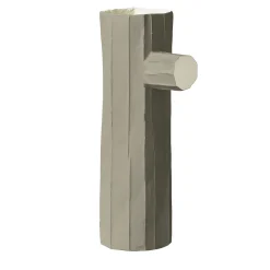 Pino Mono Corteccia D17/Tortora Chiaro Vase