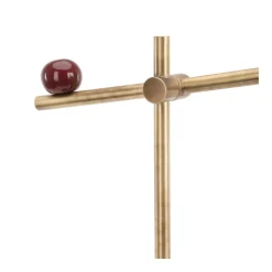 Pins Burgundy Table Lamp