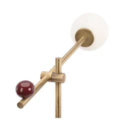 Pins Burgundy Table Lamp