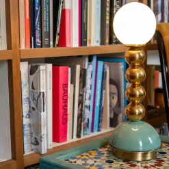 Pins Small Turquoise Table Lamp