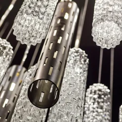 Pipe Glass Pendant Lamp