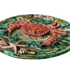 Plate with Red Crab