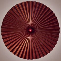 Plissè 30 Red Sconce by Daniela Puppa