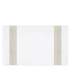 Plissè White & Marble Bath Mat