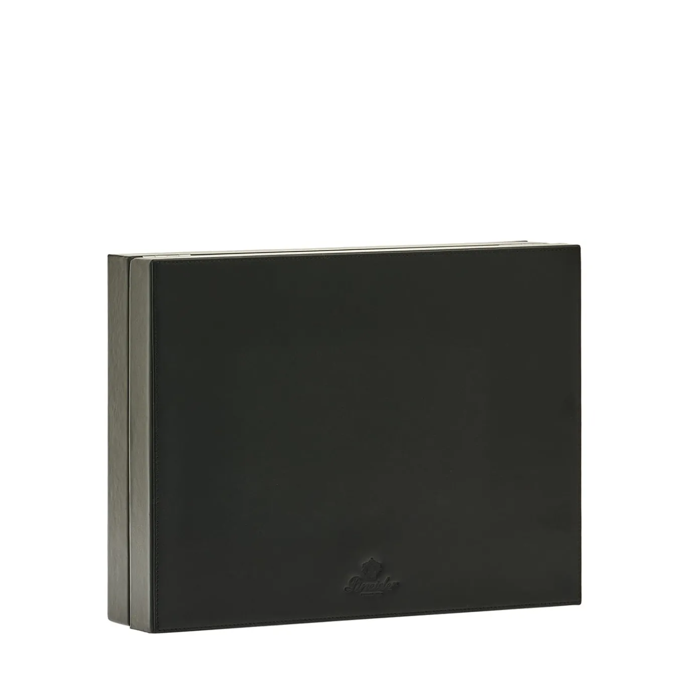 Poker Black Leather Game Set