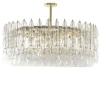 Poliedri Cristallo Transparent Glass Chandelier