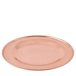 Polished Copper Charger Plate