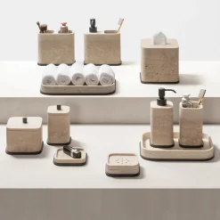 Polo Beige Marble Soap Dispenser