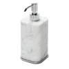 Polo Soap Dispenser in White Arabescato Marble