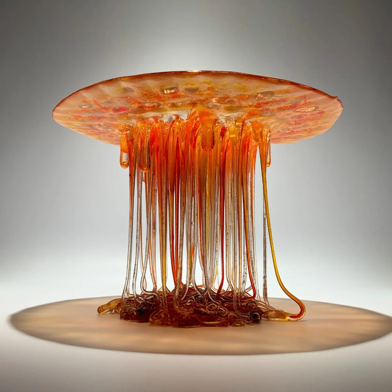 Pomegranate Murano Glass Sculpture