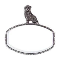 Poodle Sterling Silver Napkin Holder