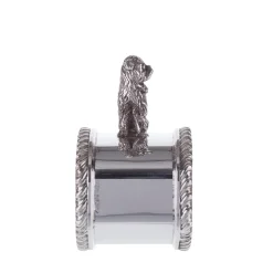 Poodle Sterling Silver Napkin Holder