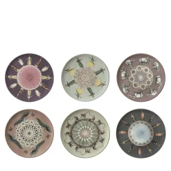 Porcelain Costantinople A Set of 6 Dessert Plates