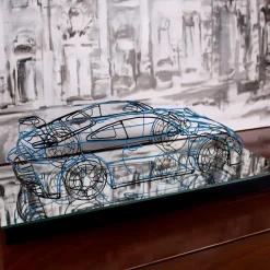 Porsche 911 GT3 Metal Wire Sculpture