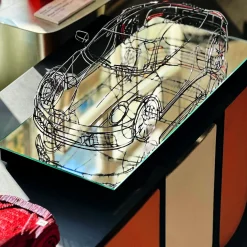 Porsche Metal Wire Sculpture