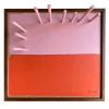 Porta Borse A Pink & Coral Wooden Handbag Rack by Pietro Meccani