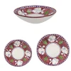 Poseidon 18-Piece Plum Plate Setting