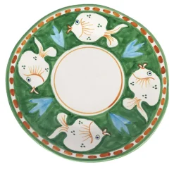 Poseidon Set of 6 Round Green Charger Plates 38cm