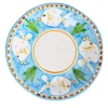 Poseidon Set of 6 Round Turquoise Charger Plates 38cm