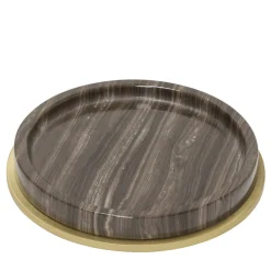 Positano Brown Marble Bottle Coaster