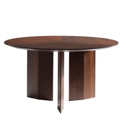 Praia Round 140 Wood Dining Table