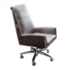 Presidential Gray Leather Office Chair