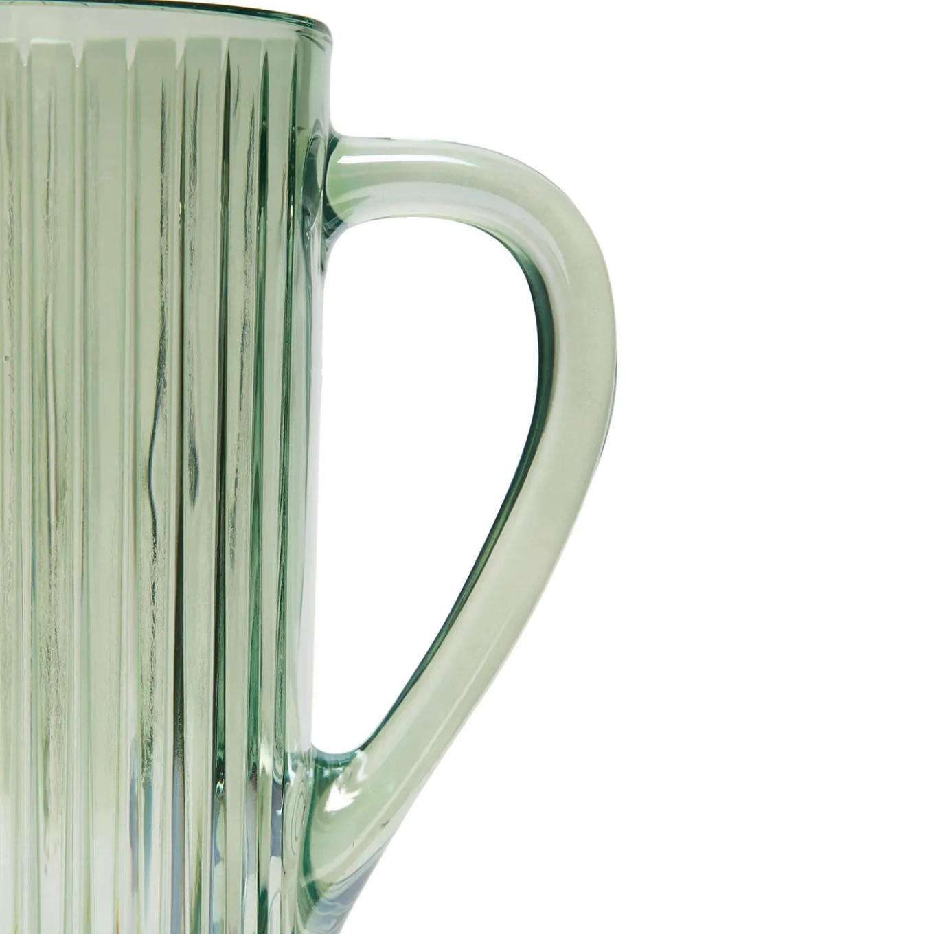 Prestige Green Ridged Pitcher