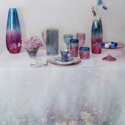 Prestige Set of 2 Transparent Blue Espresso Cups