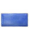 Preta Oro Set of 6 Blue Rectangular Plates 30cm