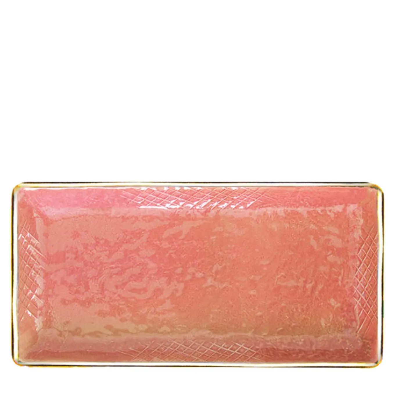 Preta Oro Set of 6 Dusty Pink Rectangular Plates 30cm