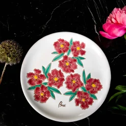 Primavera Pink Decorative Plate