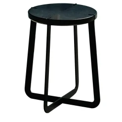 Primitivo Black Side Table