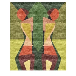 Prisma Multicolor Hand-Tufted Rug by Petra Ryberg