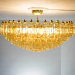 Prismatico 12-Light Amber Ceiling lamp