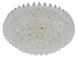 Prismatico 12-Light Clear Ceiling Lamp