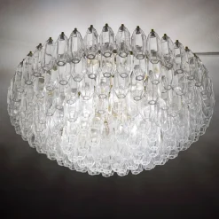 Prismatico 12-Light Clear Ceiling Lamp