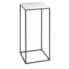 Procida White Carrara Side Table